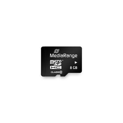 MEDIARANGE MICRO SDHC MEMORY CARD 8GB 10 CL