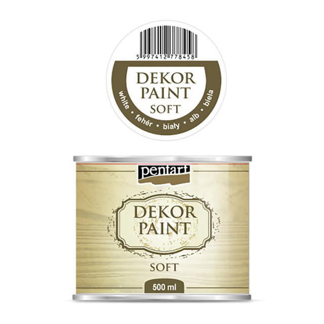 PENTART ΒΑΦΗ DEKOR SOFT 500ML ΛΕΥΚΗ