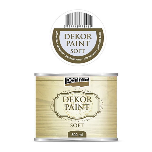 PENTART ΒΑΦΗ DEKOR SOFT 500ML OFF-WHITE