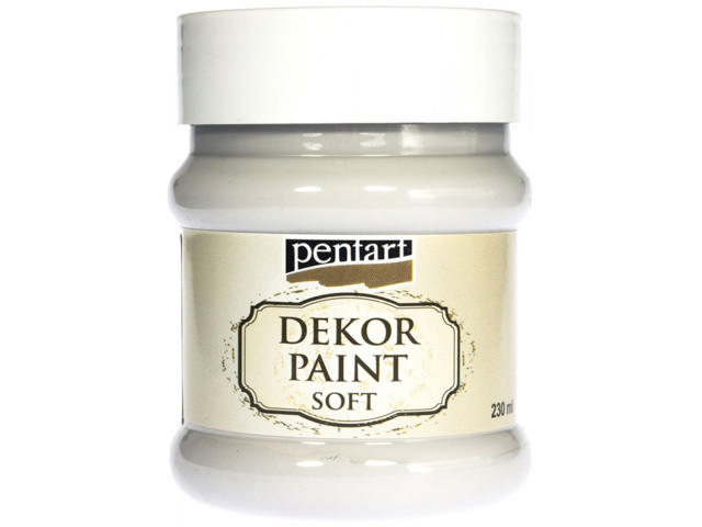 PENTART DEKOR ΒΑΦΗ SOFT 230ML OFF-WHITE