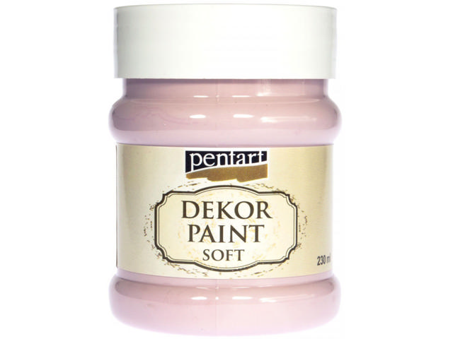 PENTART DEKOR PAINT SOFT  230ML VICTORIAN PINK