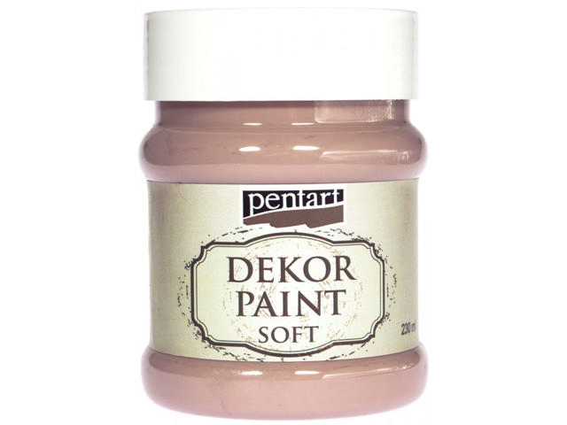 PENTART DEKOR PAINT SOFT 230ML MILK-CHOKOLATE