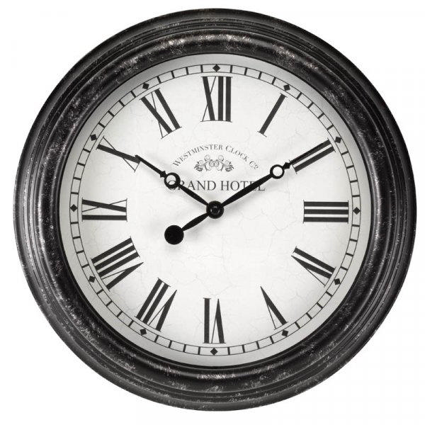 SMART BIARRITZ BLACK CLOCK 30CM