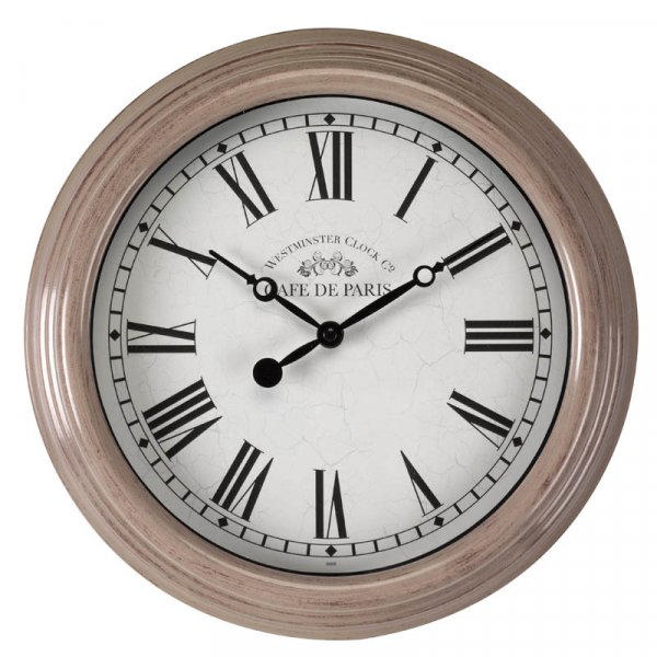 SMART BIARRITZ GREY CLOCK 30CM