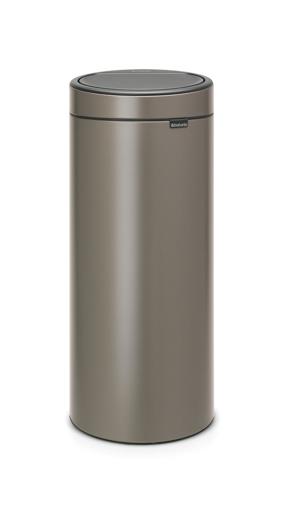 BRABANTIA TOUCH BIN NEW, 30L - PLATINUM