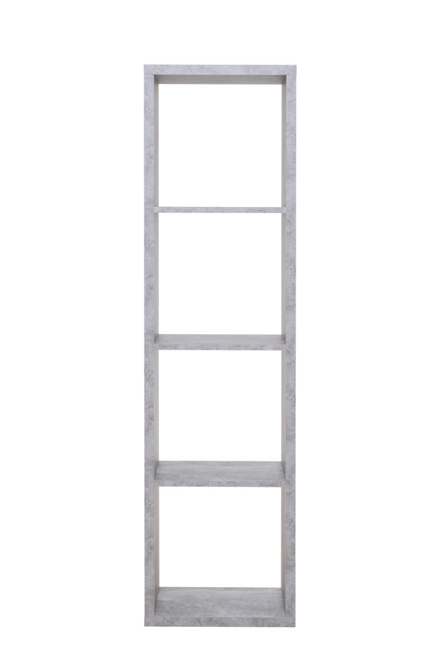 MAX4 4 TIER SHELF 38X141X33CM - GREY