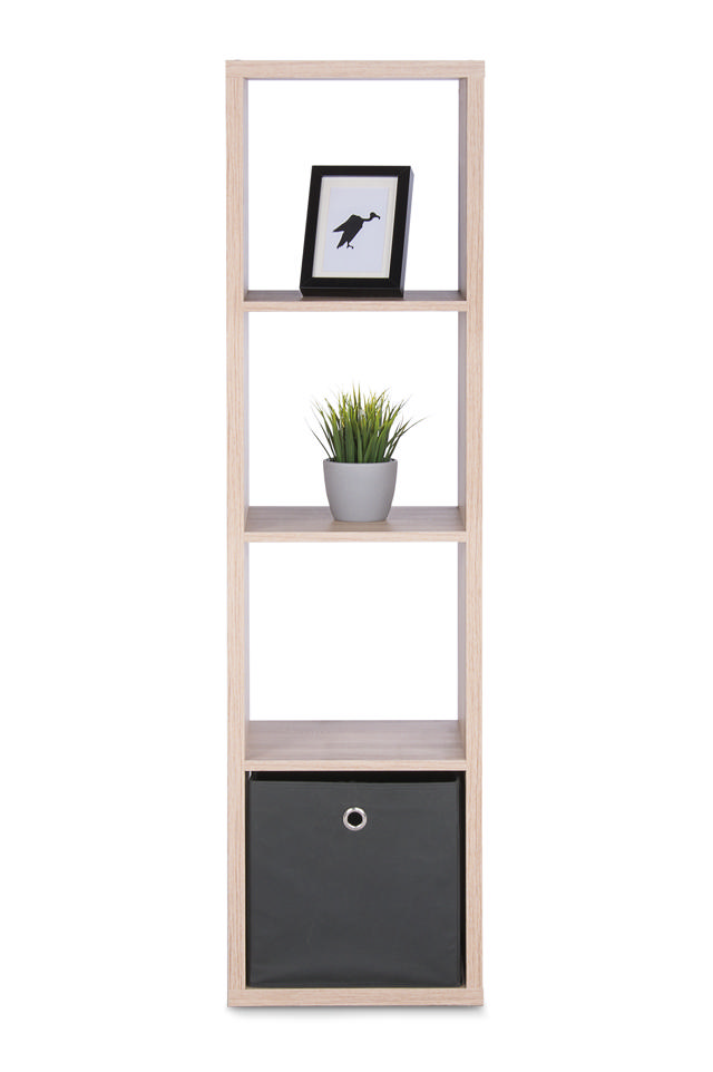 MAX4 4 TIER SHELF 38X141X33CM - OAK