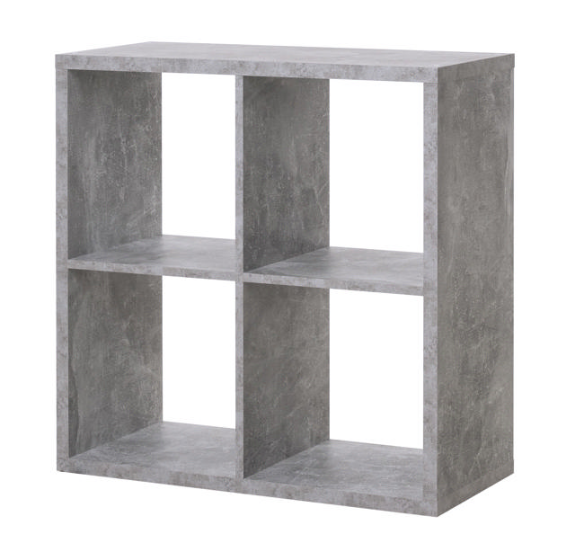 MAX4 2 TIER SHELF 73X73X33CM - GREY