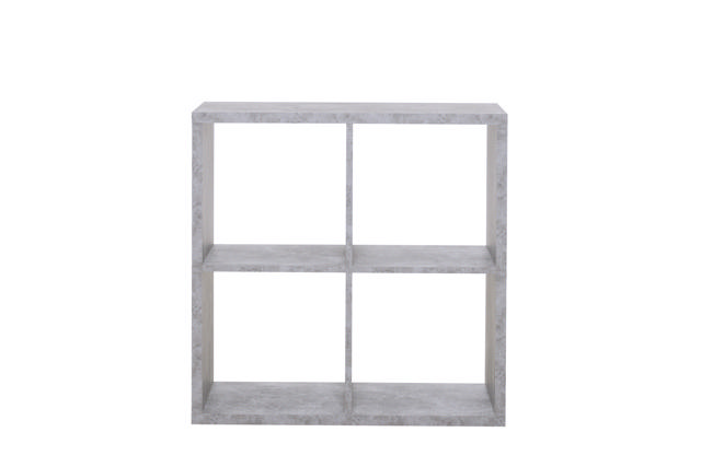 MAX4 2 TIER SHELF 73X73X33CM - GREY