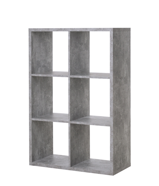 MAX6 3 TIER SHELF 73X107X33CM - GREY