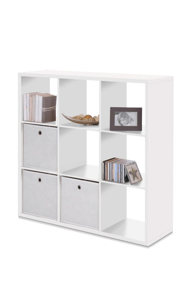 MAX9 3 TIER SHELF 107X107X33CM  - WHITE