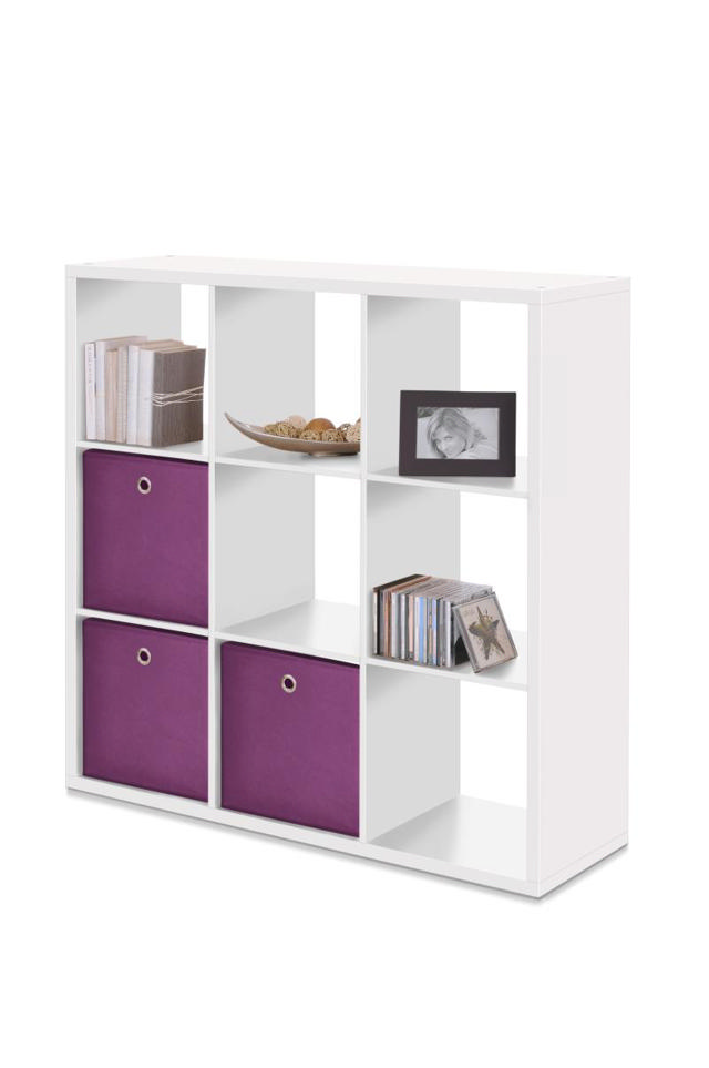 MAX9 3 TIER SHELF 107X107X33CM  - WHITE