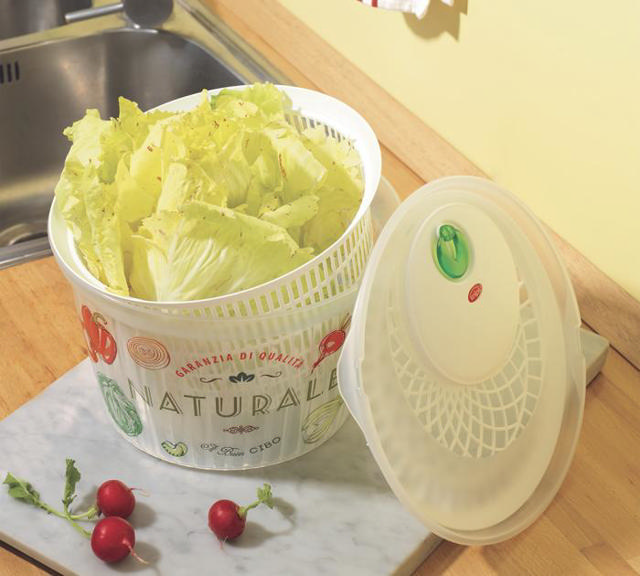 SNIPS SALAD SPINNER 4LTR VINTAGE