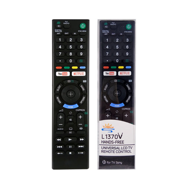 SONY REMOTE CONTROL YOUTUBE NETFLIX NO SETUP