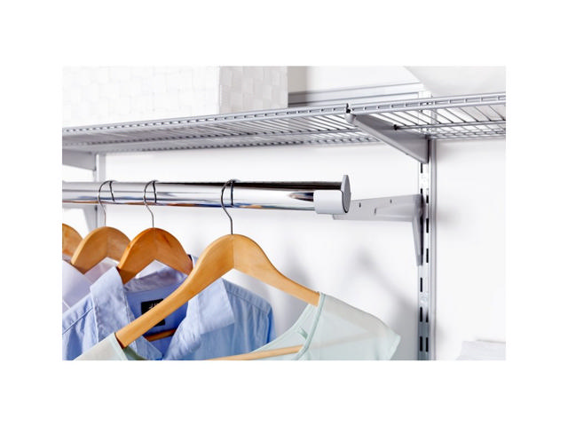 ELEMENT END CAP CLOTHES RAIL 2PCS GREY