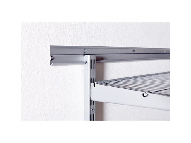 ELEMENT TWIN WIRE SHELF BRKT 420 SILVE