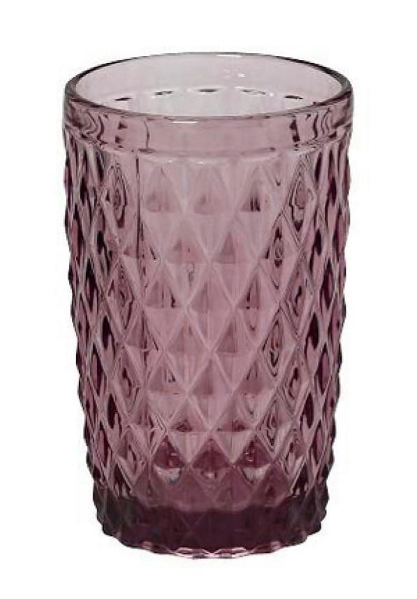 ESPIEL TUBE GLASS PURPLE 340ML