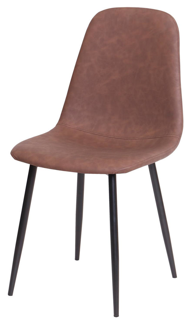 ATHINA CHAIR BROWN 44Χ53Χ88CM