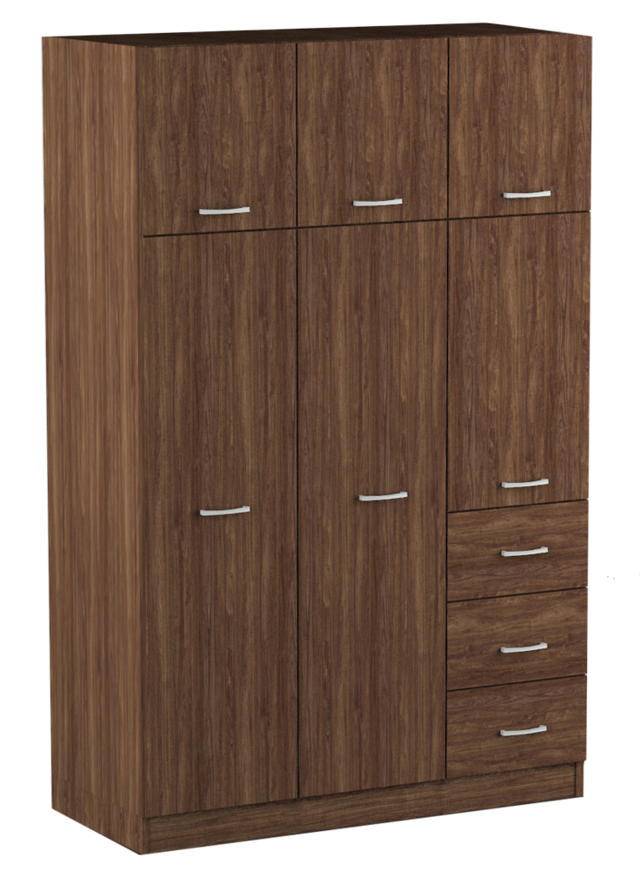 EKOWOOD WARDROBE 198X134X56CM - VINTAGE