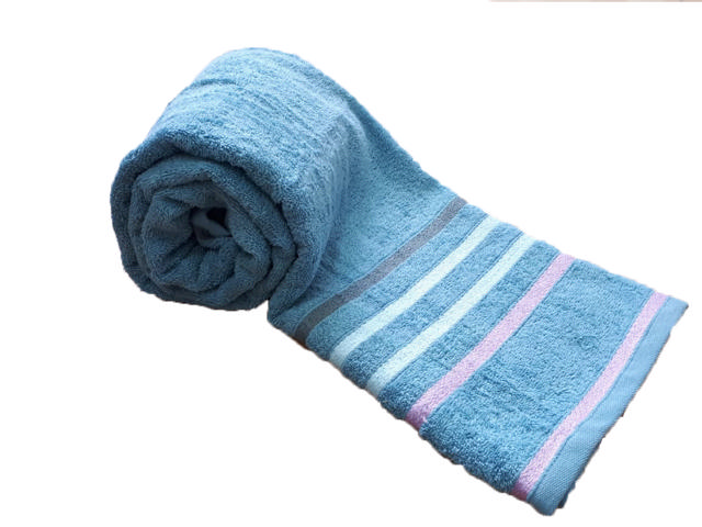 BATH TOWEL WITH STRIPES 420GSM 100CM X 150CM