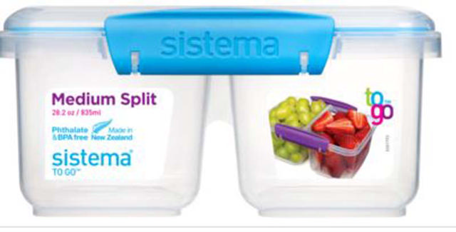 SISTEMA TO GO MEDIUM SPLIT 835ML