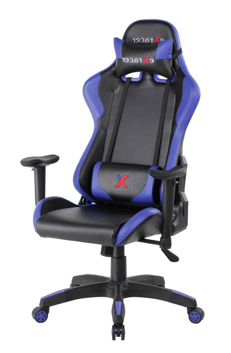 DAYTONA GAMING CHAIR BLUE 68X53X128.5-138CM