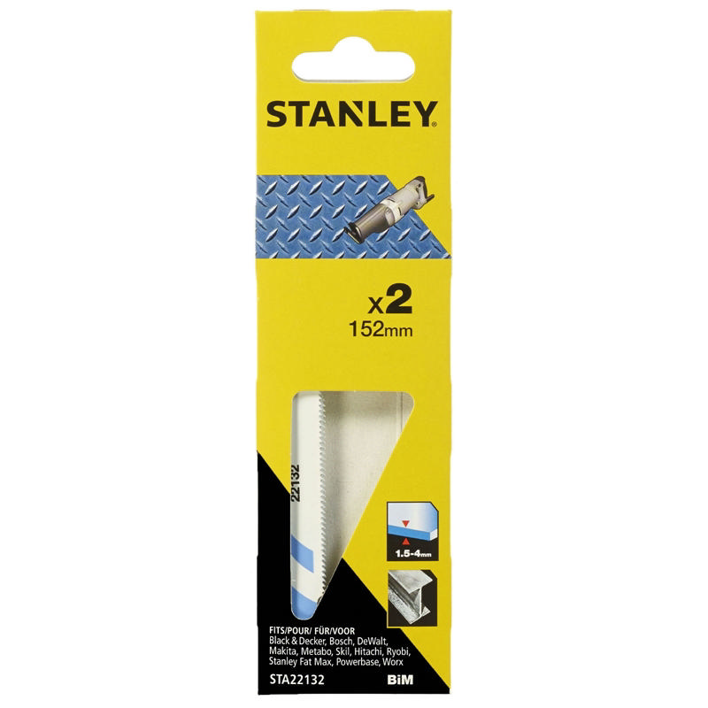 STANLEY SAW BLADE 152MM METAL