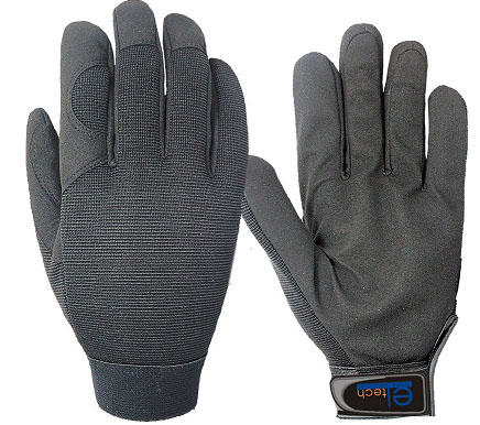 ELTECH WORKING GLOVES BLACK XL