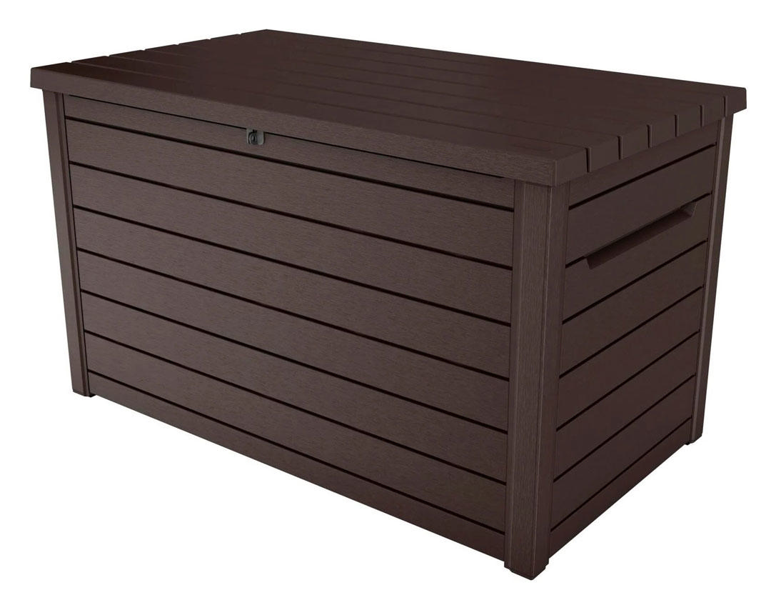 KETER ONTARIO CUSHION BOX 147X83X86CM 870L BROWN