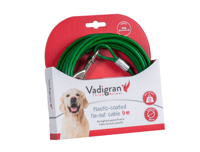 VADIGRAN TIE OUT CABLE GREEN 9CM