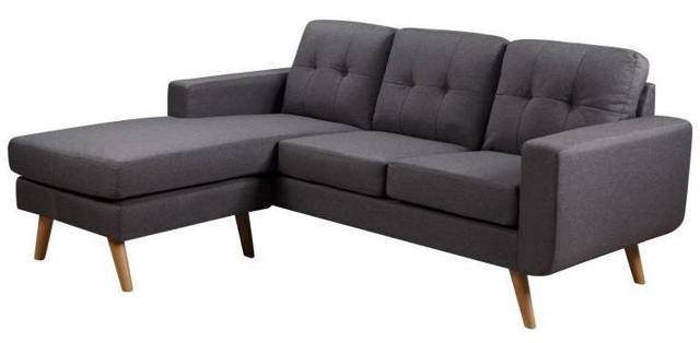 PARIS CORNER SOFA - DARK GREY