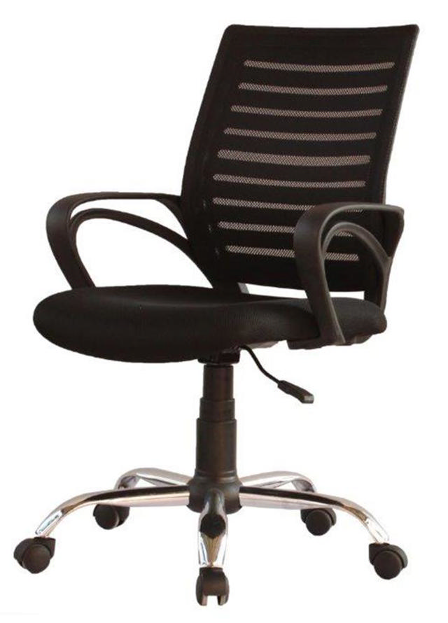 ZETA OFFICE CHAIR  60Χ60CM - BLACK