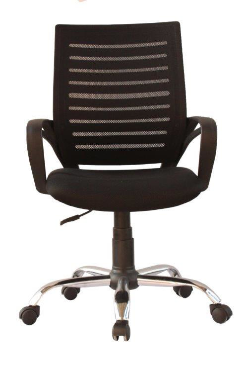 ZETA OFFICE CHAIR  60Χ60CM - BLACK