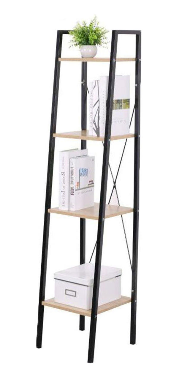 SUPERLIVING MAROCO 4 TIER SHELF 34X32.5X148CM - BLACK