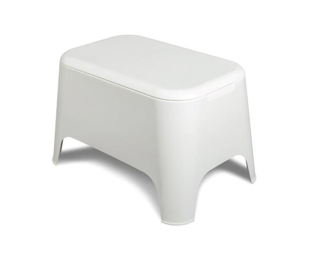 TOOMAX PETRA COZY TABLE WITH REMOVABLE LID 59Χ39Χ36CM WHITE