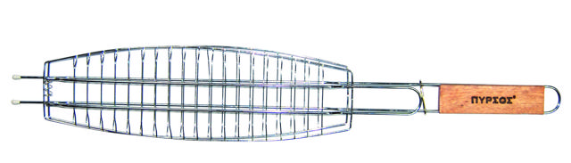 FISH GRILL BASKET 25X11X55CM