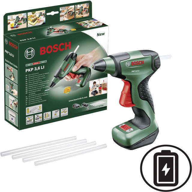 BOSCH PKP 3,6 LI CORDLESS HOT GLUE GUN 3.6V