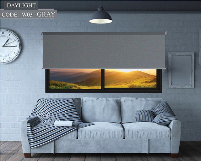 ROLLER BLIND DAYLIGHT GRAY  90X160CM