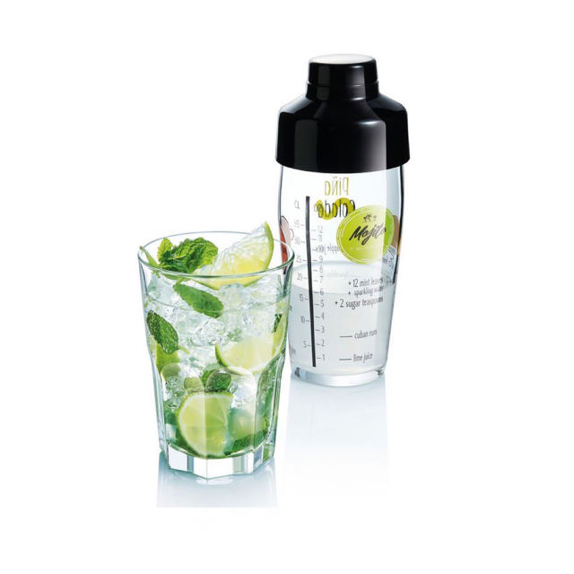 LUMINARC COCKTAIL BAR  MOJITO SET WITH SHAKER 5PCS