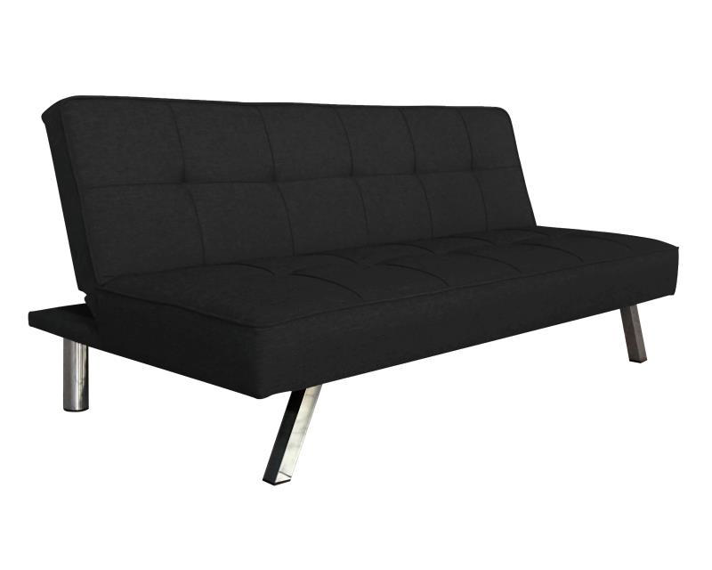 ANTONIO SOFA BED BLACK 175X84X74CM