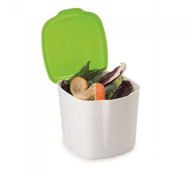 SNIPS TABLE BIN 3L WHITE/GREEN