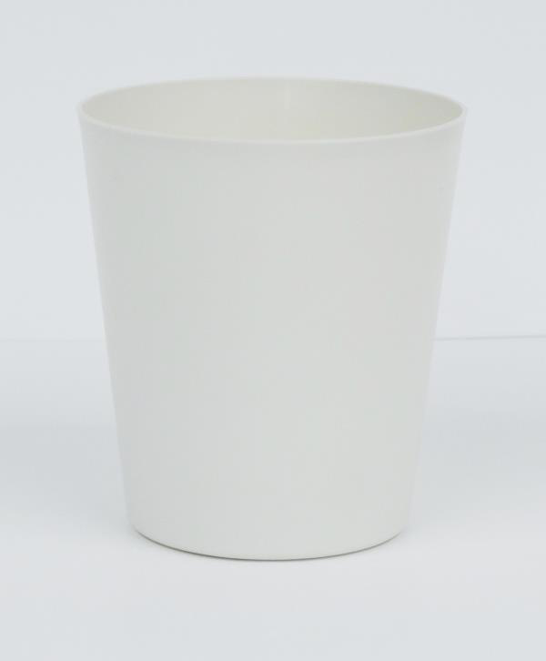 VIOMES ORCHID POT 12X12X14CM 1.1LT WHITE