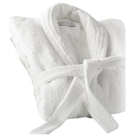 IONION BATH ROBE 100% COTTON 400GR WHITE