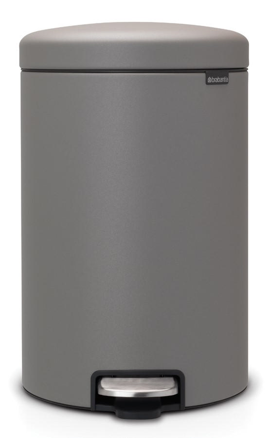 BRABANTIA NEW ICON ΚΑΔΟΣ ΑΠΟΡΡΙΜΑΤΩΝ ΠΕΝΤΑΛ 20L-ΑΝΟΙΧΤΟ ΓΚΡΙ