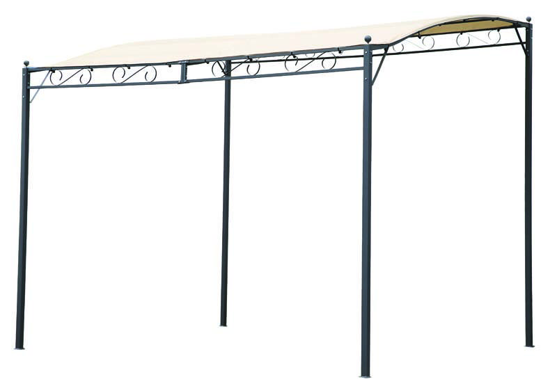 NAPOLI WALL METAL GAZEBO 2X3M