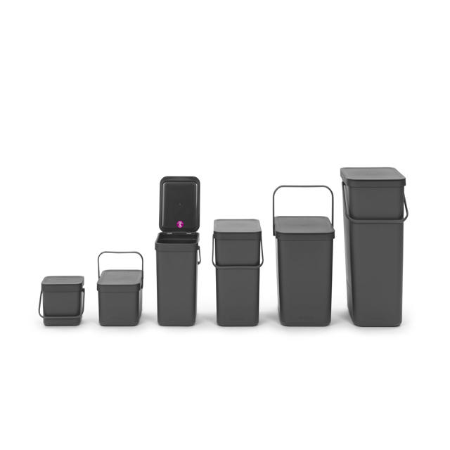 BRABANTIA SORT & GO WASTE BIN 16L GREY