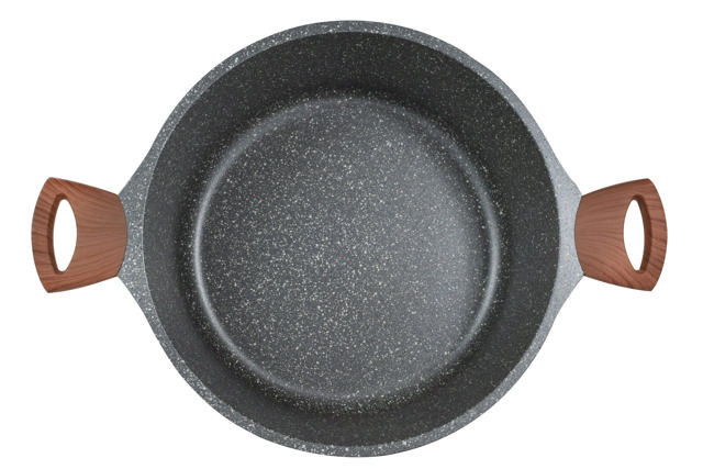 ESTIA STONE CASSEROLE WITH LID 20CM