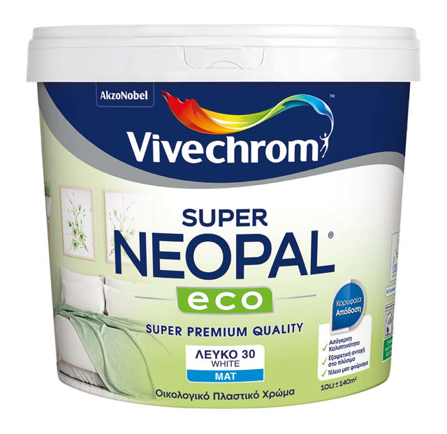 VIVECHROM SUPER NEOPAL ΟΙΚΟΛΟΓΙΚΗ ΛΕΥΚΟ 10L