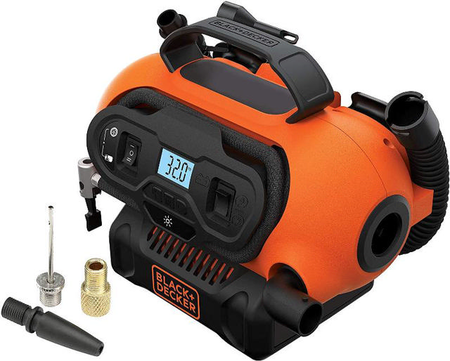 BLACK & DECKER BDCINF18 ΤΡΟΜΠΑ ΑΥΤΟΚΙΝΗΤΟΥ 160PSI ΜΕ ΚΑΛΩΔΙΟ ΑΝΑΠΤΗΡΑ 12V