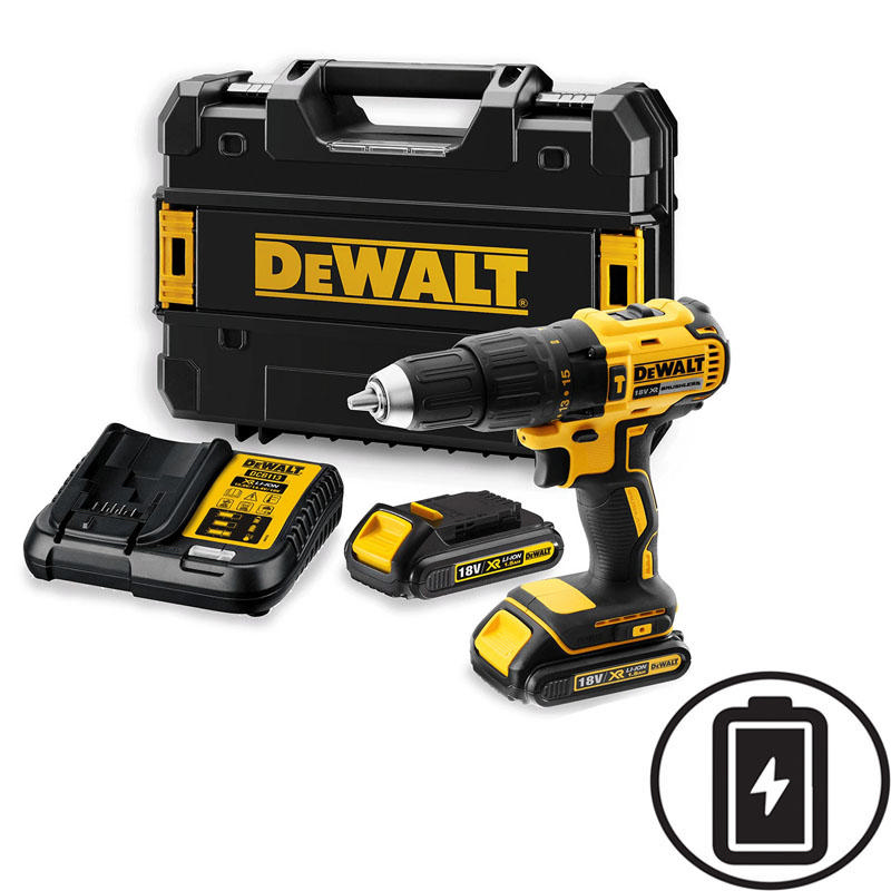 DEWALT DCD778S2T-QW HAMMER BRUSHLESS 2 BATTERIES